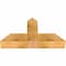 Ekena Millwork Portland Rough Sawn Timber Gable Bracket, Western Red Cedar, 36"W x 19"H x 6"D x 6"F, 13/12 Pitch GBW036X19X0606POR00RWR - alternate 2